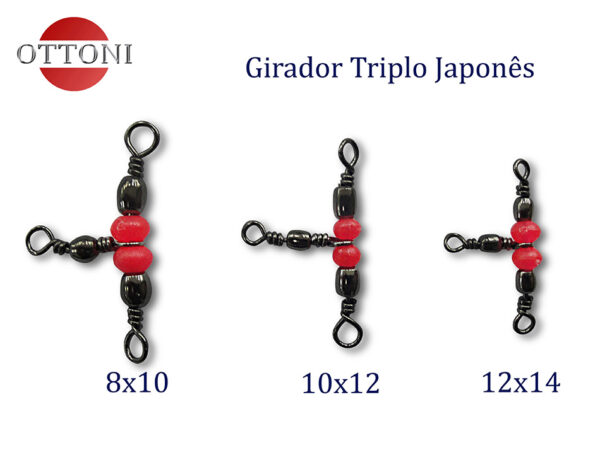 Girador Triplo Japonês